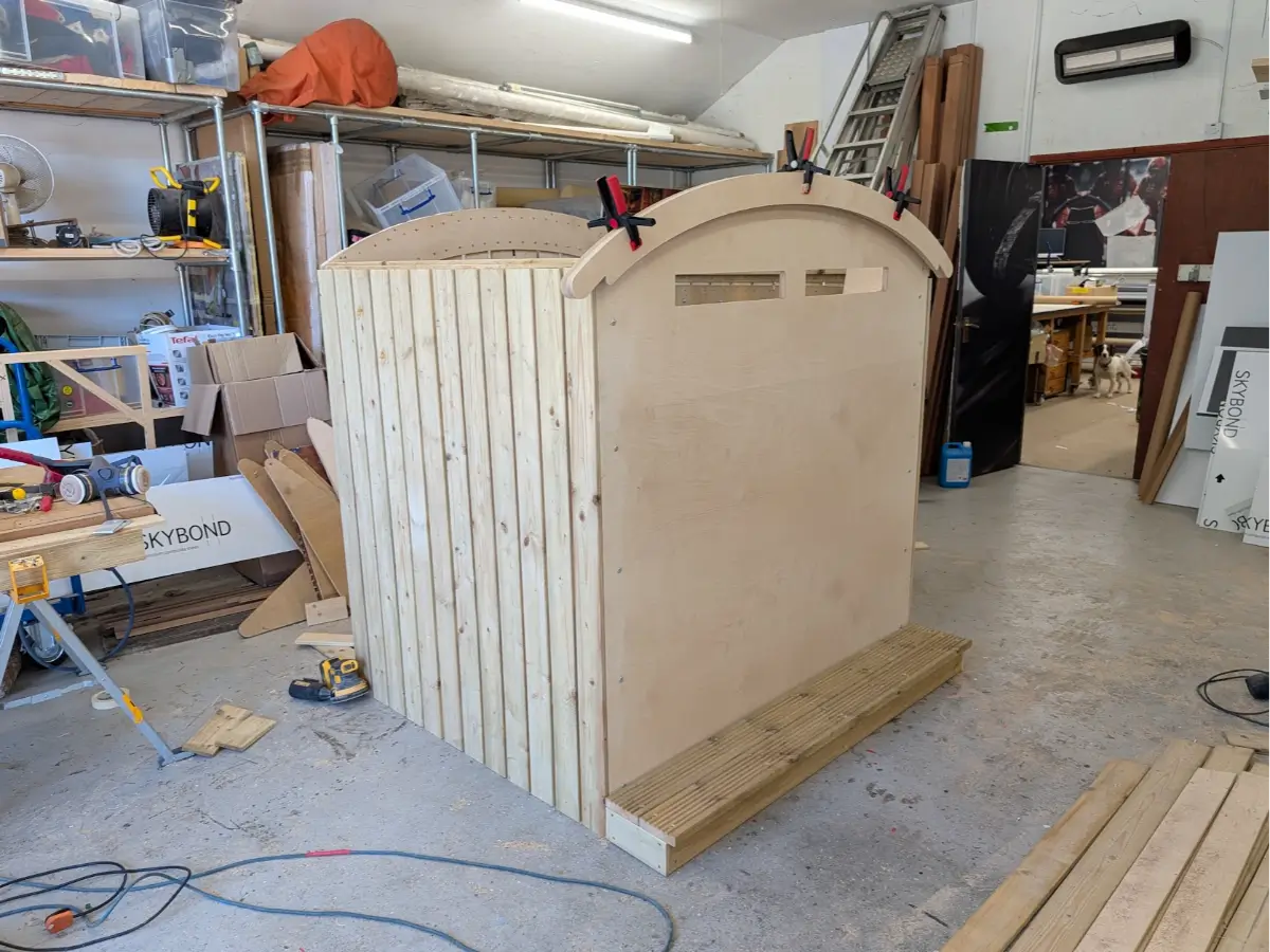 Soanes Signs of Norwich Ltd - Custom Shed for Pizza Wheelie Bin! - Post visual